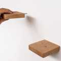 Floating Shelves, Wall Decor for Bedroom, Kitchen, Bathroom or Office Space, Set of 3 (Black). 