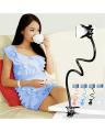 Universal Flexible 360 Rotating Mobile Holder with Clamp Mount for Smartphones. 