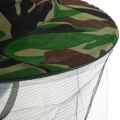 ICQURBT 2X Camouflage Patten Beekeeper Hat Beekeeping Face Mask. 