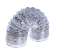Pipe For in & Out 4 Inch 100mm Ventilator Pipe PVC Aluminum Tube Air Ventilation Pipe Hose Flexible Exhaust Duct 3/2M Air System Vent Bathroom, Kitchen.. 