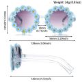 【hot】 2022 Children Flower Sunglasses Daisy Shades Kids Sun Glasses Girls Baby Creative Eyeglasses UV400 Outdoor Protection Eyewear. 