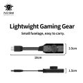 Plextone GS3 Virtual 7.1 Channel 3.5mm USB Sound Card Adapter Headphone Audio Jack Stereo Sound Card Converter For Gaming Compatible with Pc Laptop. 