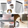 Extra Large Stainless Steel Nozzle Icing Piping Nozzles Cream Cake Decorating Pastry Tip. 