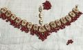 beautiful bridal handmade jewellery set, kundan jewellery. 
