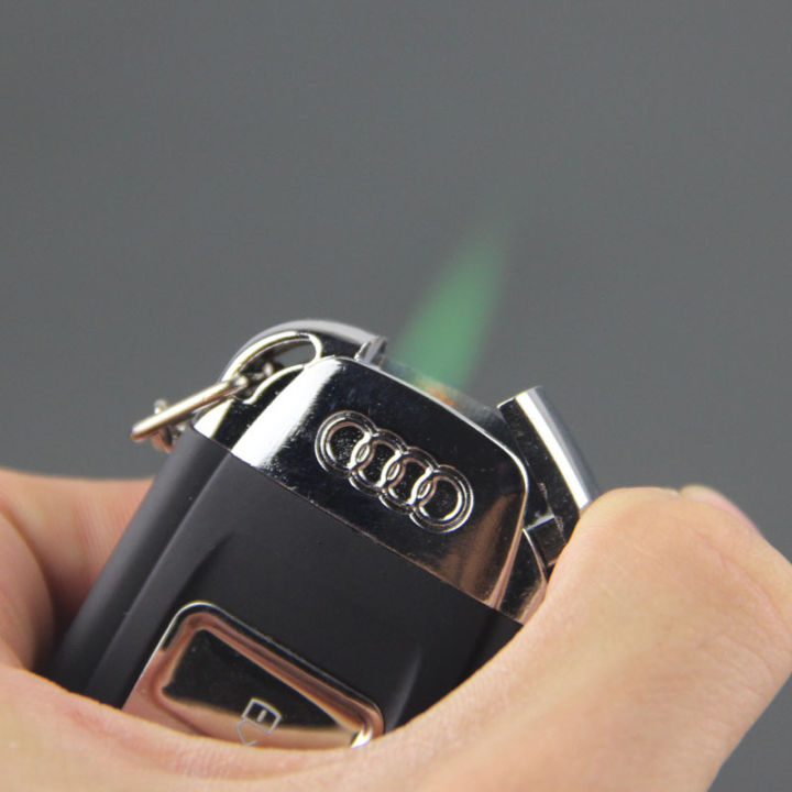 New personalized creative car logo Bentley car key pendant windproof lighter USB rechargeable electronic cigarette lighter