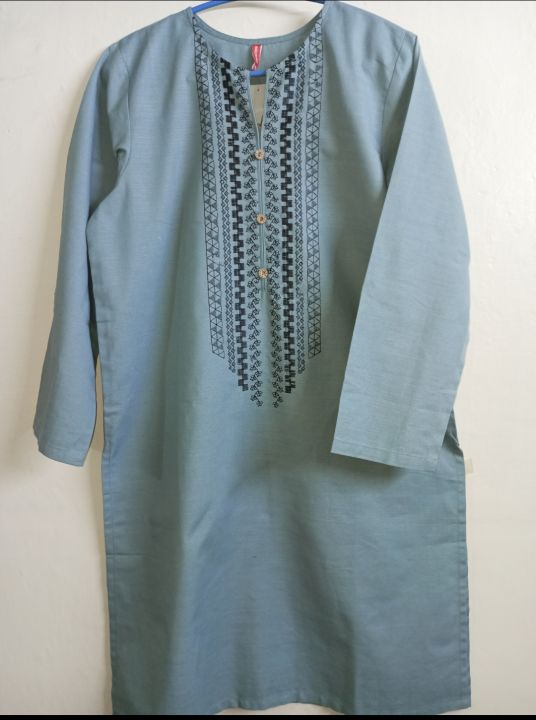 Beech Tree Embroidered Stitched Cotton Lawn Shirt | Casual Kurti | Loose Fit | Women Clothe