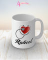 Dr raheel name mug. 