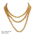 Women Necklace Eco-friendly Costume Jewelry Imitation Pearl Necklace. 