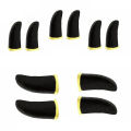 Gaming Finger Sleeves Pack of 1-5 Pairs Breathable Anti-Sweat Touch Screen-Friendly for Mobile & Tablet. 