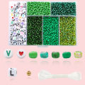 3500pcs/Set  Seed Beads Letter Beads For Jewelry Making DIY Necklace Pendant Bracelet. 