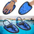 WHALE Swimming Diving Hand Fins Paddles Webbed Training Fin Scuba Equipment (Blue M) - intl. 