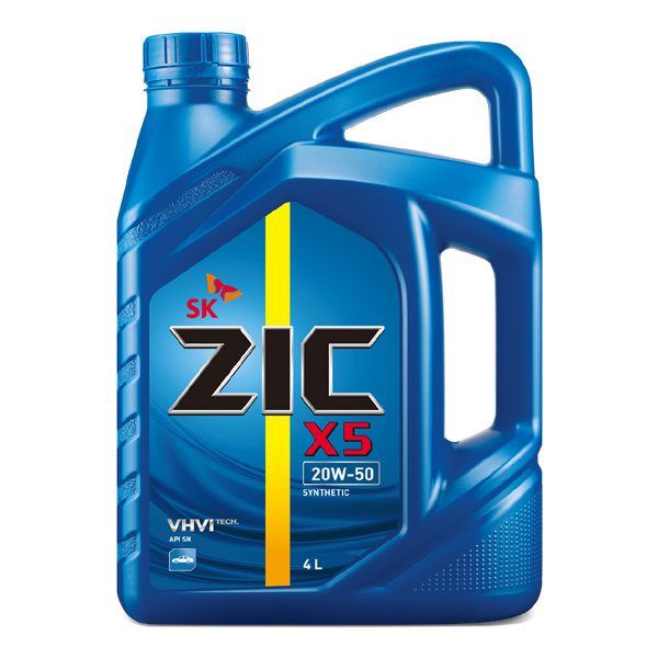 ZIC X5 20W-50 (HIFLO)  (4 LITERS)Multipurpose Premium Grade Engine Oil . API SM,