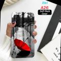 Itel A26 Soft Silicone Pouch Cover - Flexible, Digital Print, Full Button Access. 