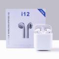 TWS I12 & i7s Airpods_ with Super Sound & High Quality Touch Sensors True Stereo Headphones with Built in Mic 10m Transmission Bluetooth Wireless Earbuds , Chargng Case Sport Headset for all Bluetooth Smart devices.... 