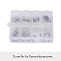 Smallrig Full Kit Of 26 Screw Set Mounting Screws For Camera Cages, Handles, Plates Includes 1/4”, 3/8”, M2, M2.5, M3/M4 AAK2326. 
