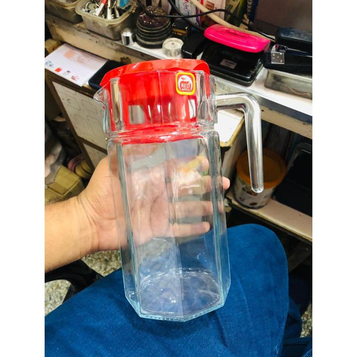 Jug-Water Jug-Transparent Glass Jug-Jug with Lid/Oil Jug With Lid