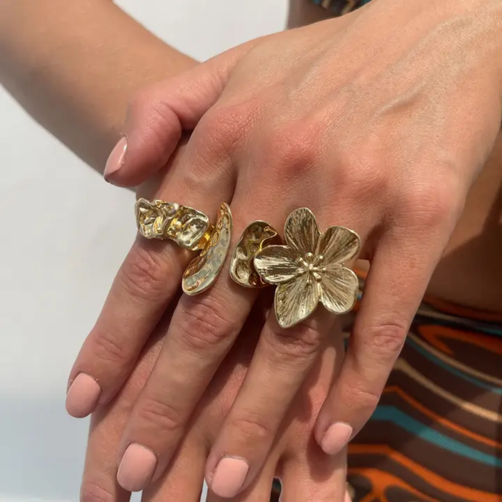 New%202026%206Pcs/Set%20Vintage%20Flower%20Metal%20Rings%20Baroque%20Imitation%20Pearl%20Ring%20Female%20Niche%20Exaggerated%20Open%20Ring%20Fashion%20Jewelry%20Rings%20-%20Image%206