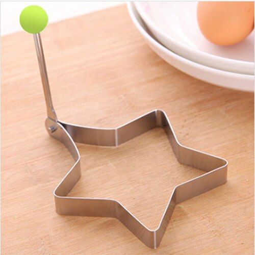 【VisioN Shop】Stainless Steel Egg Holder Utensils Egg Cooker Mold Non-stick Skillet Kitchen Tools Accessories