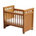 Green Home Dollhouse Baby Bed Smooth Surface Funny Dollhouse Toy Miniatures. 