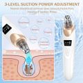5 in 1 Blackhead Removal Multifunction Rechargeable Machine | White Head Vacuum Suction Face Pore Cleaner Nose Sucking Extractor | Blackheads Removal Derma Suction Chargeable | With LED Display Nose Sucking Extractor. 