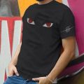 Anime Eye Tshirt For Japanese Girls Boys Fans Digital Printed Tee. 