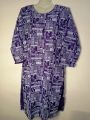 Women's Soft Linen Shirt/Kurtie - News Print Design, Ready to Wear. 
