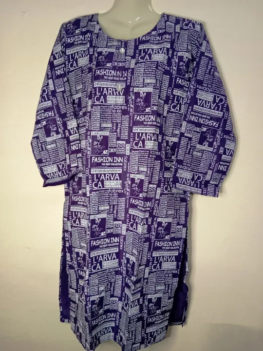 Women's%20Soft%20Linen%20Shirt/Kurtie%20-%20News%20Print%20Design,%20Ready%20to%20Wear%20-%20Image%206