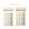 imoda 2sheets Number and Letter Stickers Creative Ins Style DIY Scrapbooking Decoration Sticker. 
