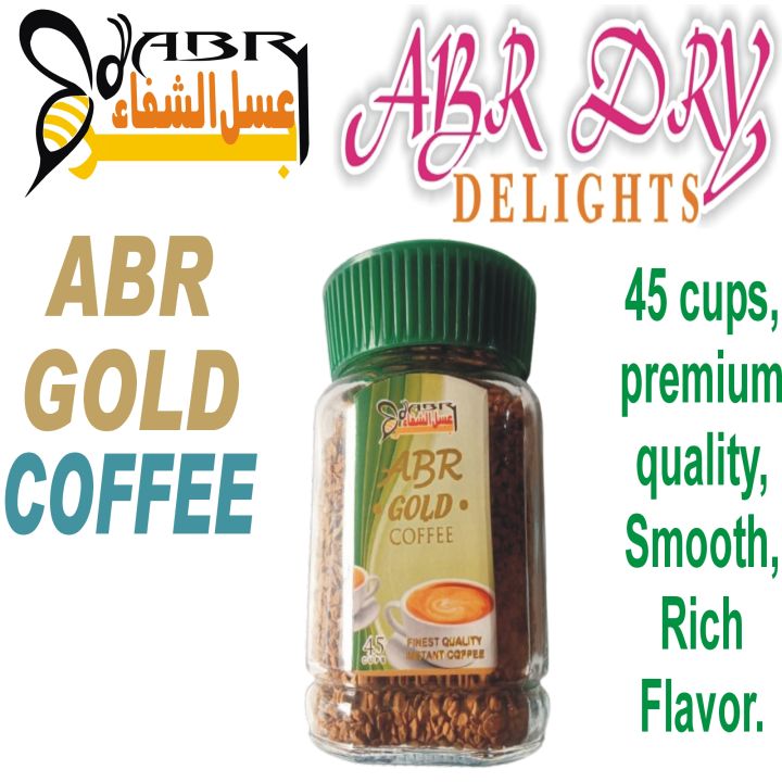 ABR Gold Coffee – Rich & Aromatic Instant Coffee | 45 Cups of Premium ...