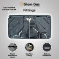 Food Book 3 Burner - Stainless Steel - Modern Built-In Hob for Stylish Kitchens. 