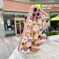 dienya For Realme C21 Case With New Design Thin Phone Case Cartoon Flower Shockproof Square Edge Softcase Pattern Silicone Casing Full Cover Angel Eye Camera Protection Cases. 