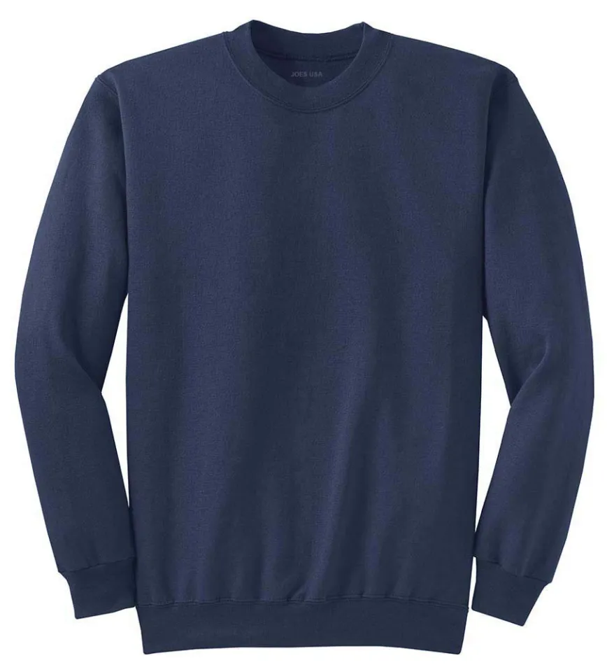 Mens plain crew neck sweatshirts best sale