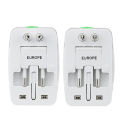 Wholesale dual USB multi-function international conversion socket travel adapter plug global power converter socket. 