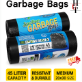 Garbage Bags for Dustbin – Strong & Durable | Leak Resistant | Multiple Sizes (18×24, 20×30, 24x36, etc.). 
