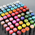 Double Tip Markers ( 2in 1 ) - Set Of 24 - 36 - 48 - 60 - 80. 