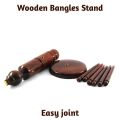 Premium Wooden Bangles Organizer for Dressing Table | Unique Handmade Bangle Stand | Wooden Jewelry Holder | Pakistani Bangle Stand | Wooden Bangle Organizer | Wooden Decoration item | Kitchen Accesories. 