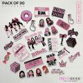 Black pink 30 Cut Out Stickers Pack available, Black Pink, BTS, KPOP, STRAY KIDS, SEVENTEEN, Fully Customized Perfect Gift For Army. 