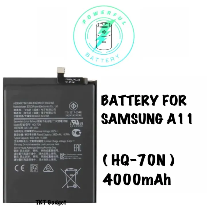 Samsung%20A11%20Battery%20Replacement%20HQ-70N%20Battery%20with%204000mAh%20Capacity%20_%20Black%20-%20Image%202