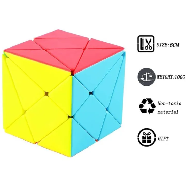 QIYI%20Mofangge%20Axis%20Rubik's%20Cube%20Stickerless-Transformer%20Cube%203x3x3%203d%20Puzzle%20Cube%20%20-Professional%20Puzzle%20Cube%20for%20Kids,%20Boys%20Girls%20&%20Professionals%20-%20Image%202