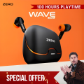 Zero® Wave Pro Wireless Earbuds | Bluetooth 5.3v Gaming Earbuds | 13mm Base Driver Earbuds | Quad Mic ENC Earbuds for Calling | Noise Cancelling Earbuds | Bluetooth Earbuds for iOS and Android | Best Earbuds for Men and Women. 