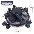 Green forest CPU Radiator Stable Performance Professional Super Quiet CPU Cooling Fan. 
