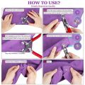 Elevate your DIY projects with our 9.5mm Metal Snap Button Kit and Steel Pliers. This high-quality set includes durable metal snaps and sturdy pliers, perfect for a polished, professional finish on garments and crafts.. 