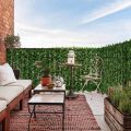 Artificial Ivy Privacy Fence Screen, 118X19.6in Artificial Hedges Fence and Faux Ivy Vine Leaf Decoration for Garden. 