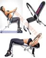 Ab King Pro - Exercise Bench Fitness Machine - Grey. 
