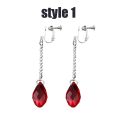 Anime Hunter X Hunter Kurapika Fingers Chain Earrings Punk Hip Hop Vintage Cross Ring Halloween Fashion Unisex Cosplay Accessories. 