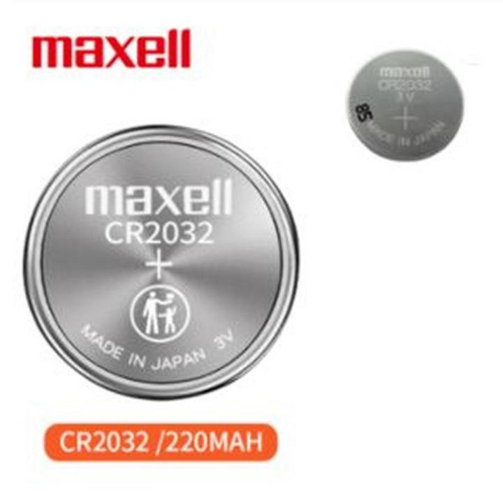 Maxelll CR2032 Lithium Battery 3V (Coin Cell) for Computer Motherboard and Camera and watches Retail Card Packing Made in Japan 100% Original