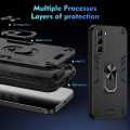 Infinix Hot 60 Pro Case Luxury Shock-Proof Armor With Car Ring Stand Cover. 