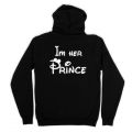 Prince and princess pullover hoodies for couples-pack of 2. 