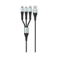 RONIN R-305 Cable TYPE C,3.5MM AND IOS FAST CHARGE  ronin cable for android ronin cable for iPhone 3IN1 FAST OPTION. 