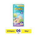 NaNa Smarty Diapers - New Jumbo Pack - XXL Size 6 - 42 Pcs - 16kg Plus. 